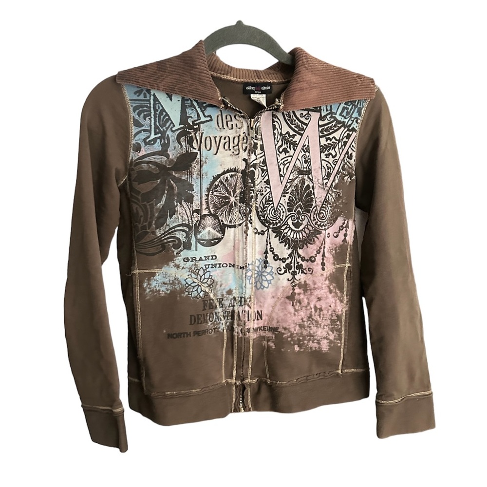 Skinny Minnie Vintage Graphic Full Zip Sweatshirt